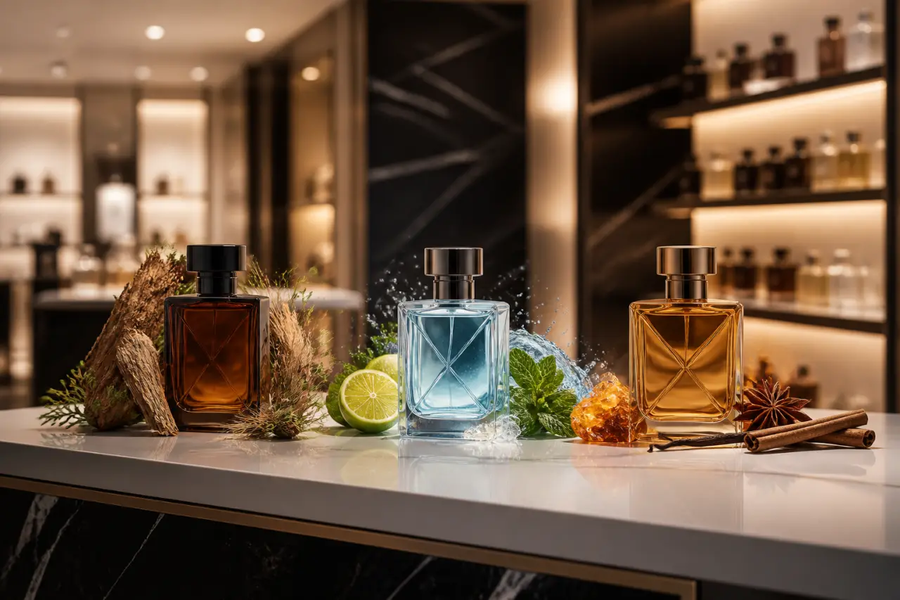 Quel parfum de marque homme choisir, entre boisé, frais et oriental ?