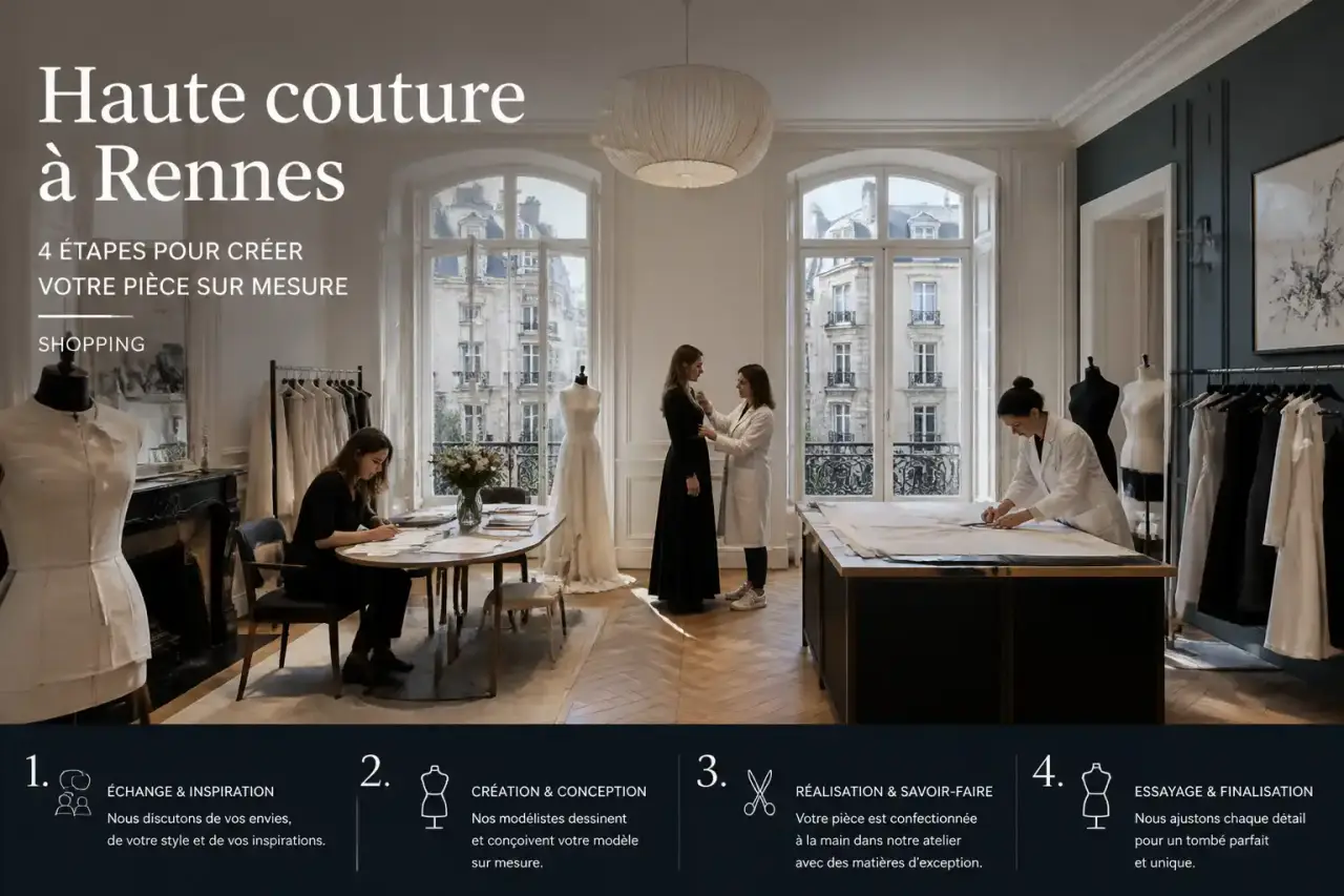Haute couture à Rennes : 4 étapes pour créer votre pièce sur mesure