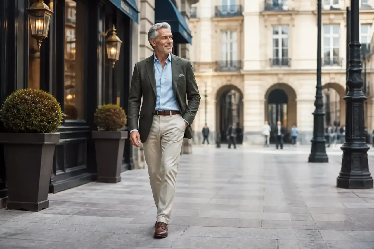 Vêtement senior homme chic : la tenue qui rassure sans jamais faire "adapté"