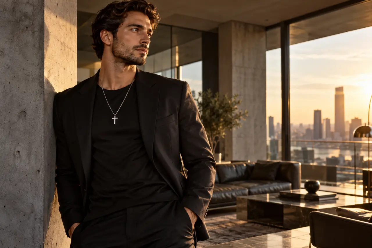 Bijoux croix pour homme : une chaîne bien choisie change tout