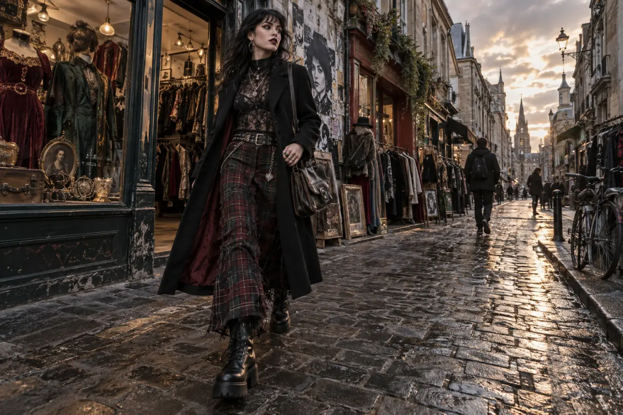 Mode alternative : construire un style personnel entre gothique, punk et vintage