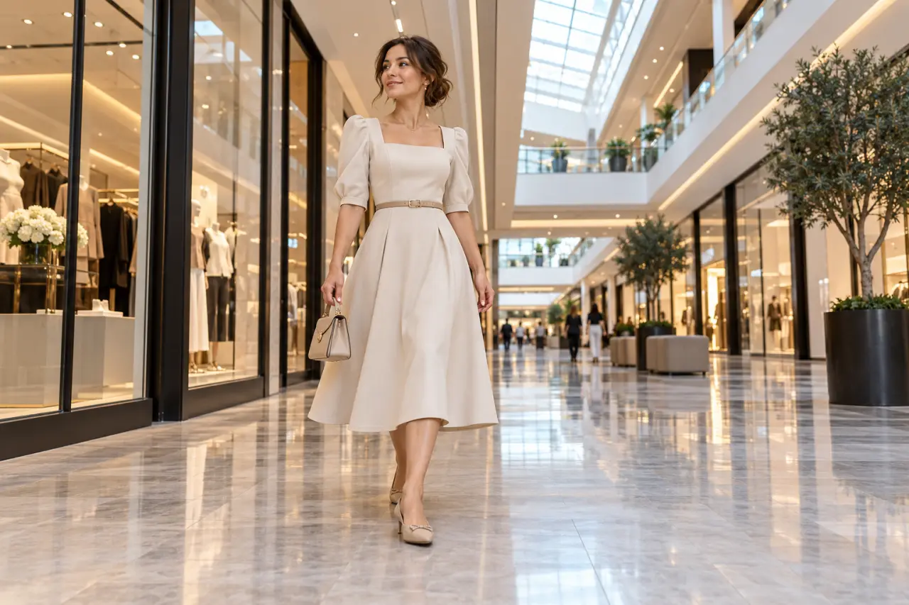 Robes femme petite : une taille bien placée compte autant que la longueur